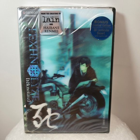 Texhnolyze Volume 4 DVD Anime Geneon Pioneer Limited Edition OOP - Picture 1 of 2